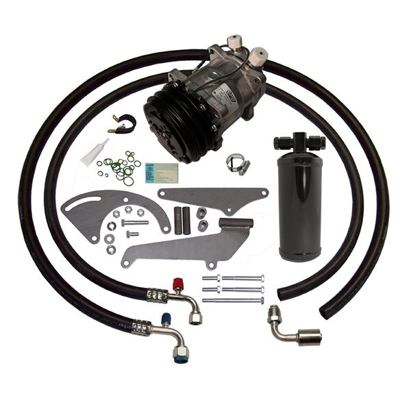 Early to mid-1965 Chevy Impala A/C Compressor Performance Upgrade Kit V8 STAGE-1 (STV Equipped Cars)